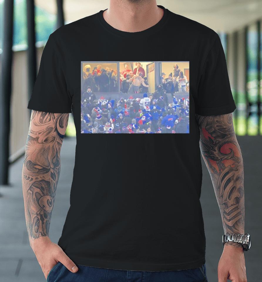 Jason Kelsey Celebrating His Brothers Touchdowns Less Shirtshirts Premium T-Shirt