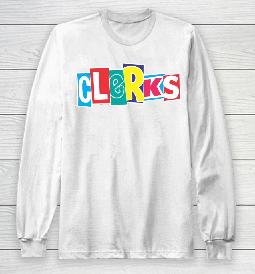 Jay And Silent Bob Clerks (Animated) Logo Long Sleeve T-Shirt