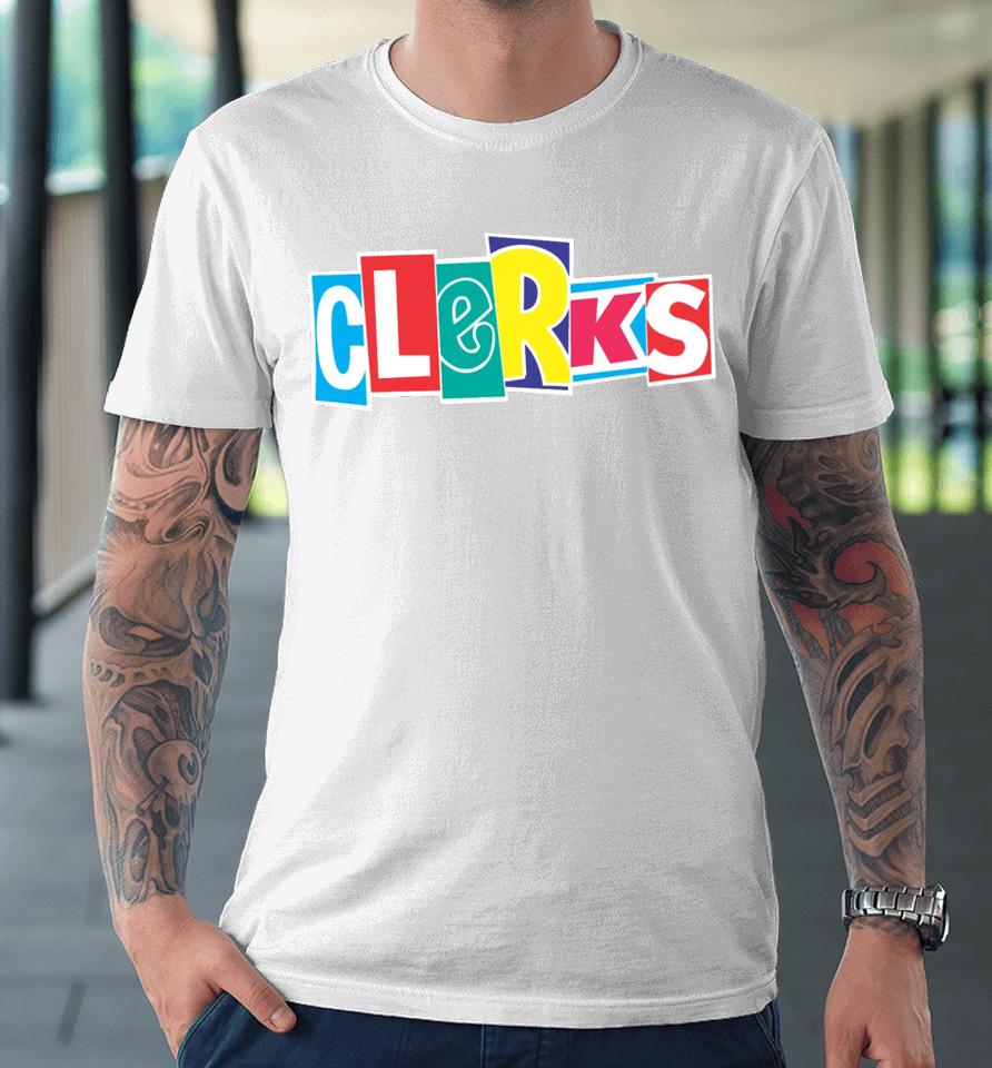 Jay And Silent Bob Clerks (Animated) Logo Premium T-Shirt