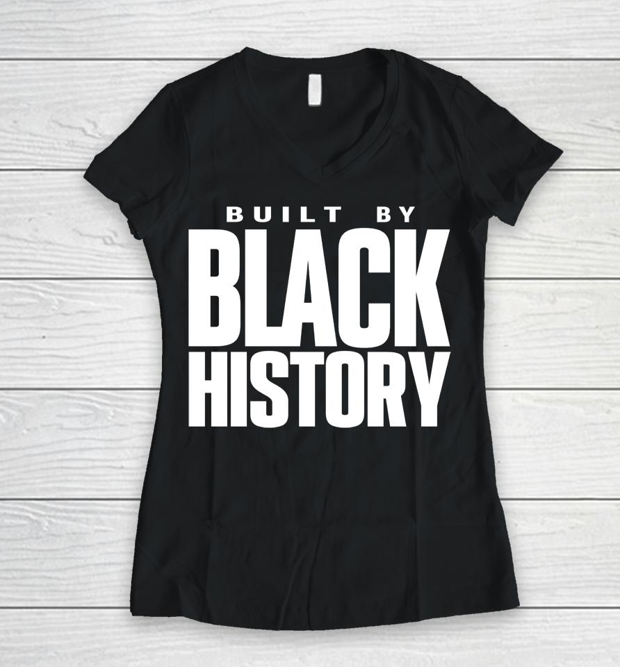 Jaylen Brown Built By Black History Women V-Neck T-Shirt
