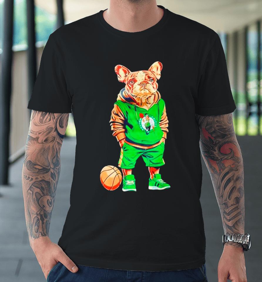Jaylen Brown Bulldog Wearing Celtics Boston Premium T-Shirt