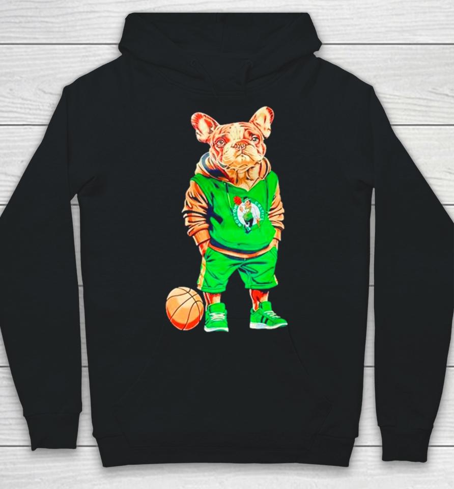 Jaylen Brown Bulldog Wearing Celtics Boston Hoodie