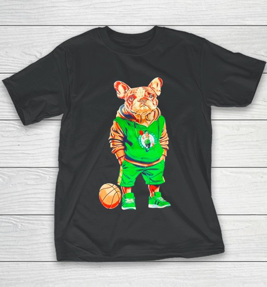 Jaylen Brown Bulldog Wearing Celtics Boston Youth T-Shirt
