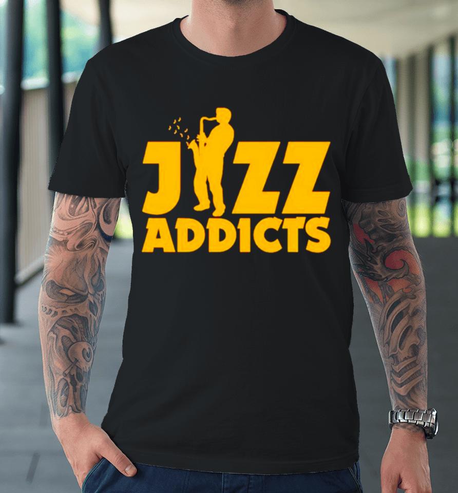 Jazz Addicts With Saxophone Premium T-Shirt