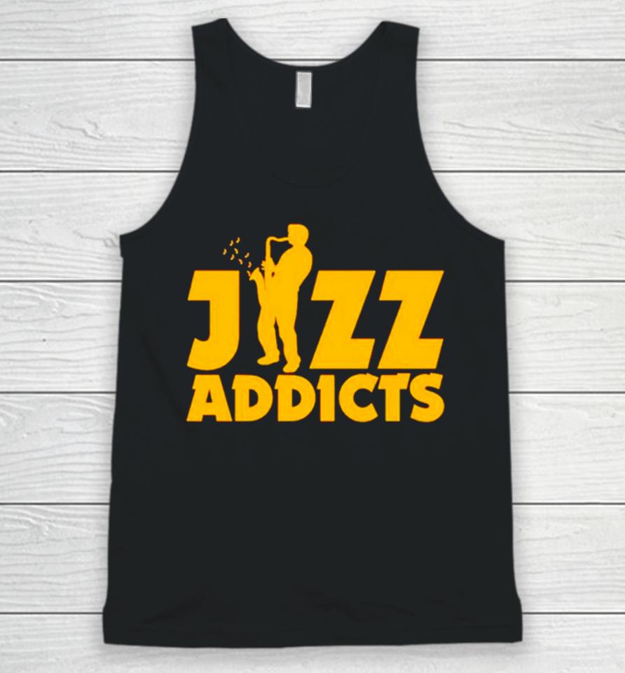 Jazz Addicts With Saxophone Unisex Tank Top