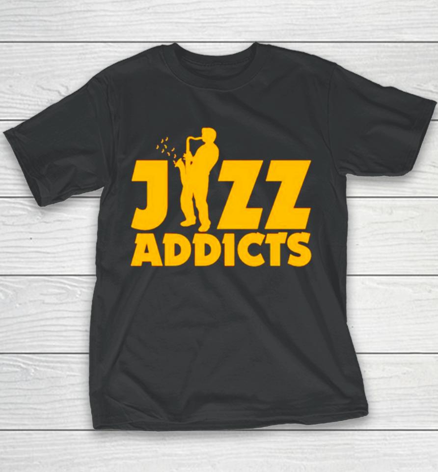 Jazz Addicts With Saxophone Youth T-Shirt