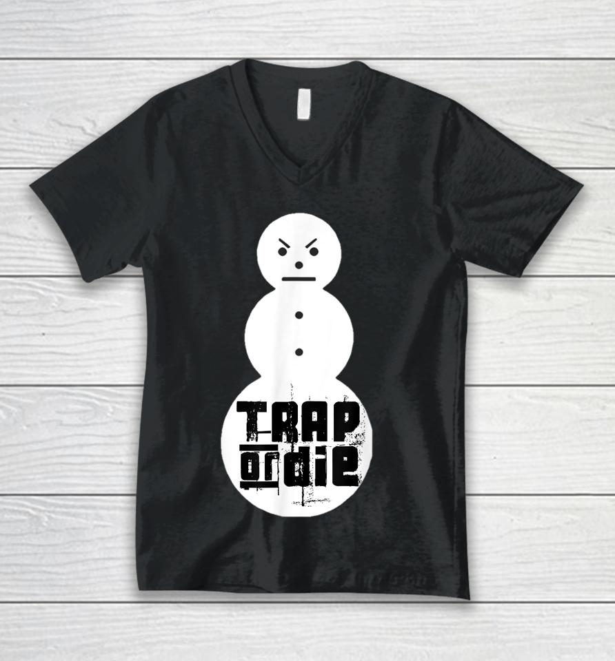 Jeezy Snowman Shirt Trap Or Die Unisex V-Neck T-Shirt