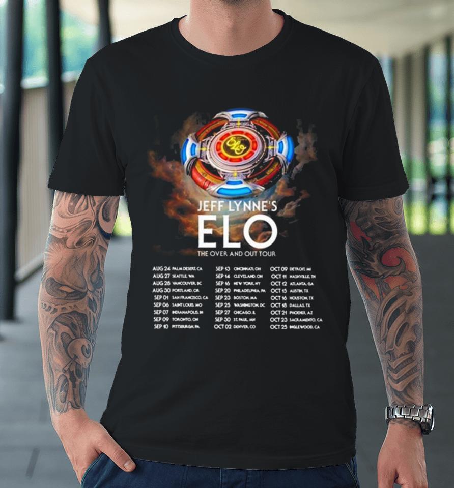 Jeff Lynne’s Electric Light Orchestra The Over And Our Tour 2024 Performance Schedule Premium T-Shirt