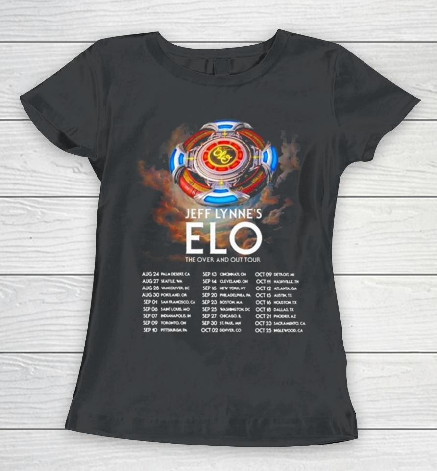 Jeff Lynne’s Electric Light Orchestra The Over And Our Tour 2024 Performance Schedule Women T-Shirt