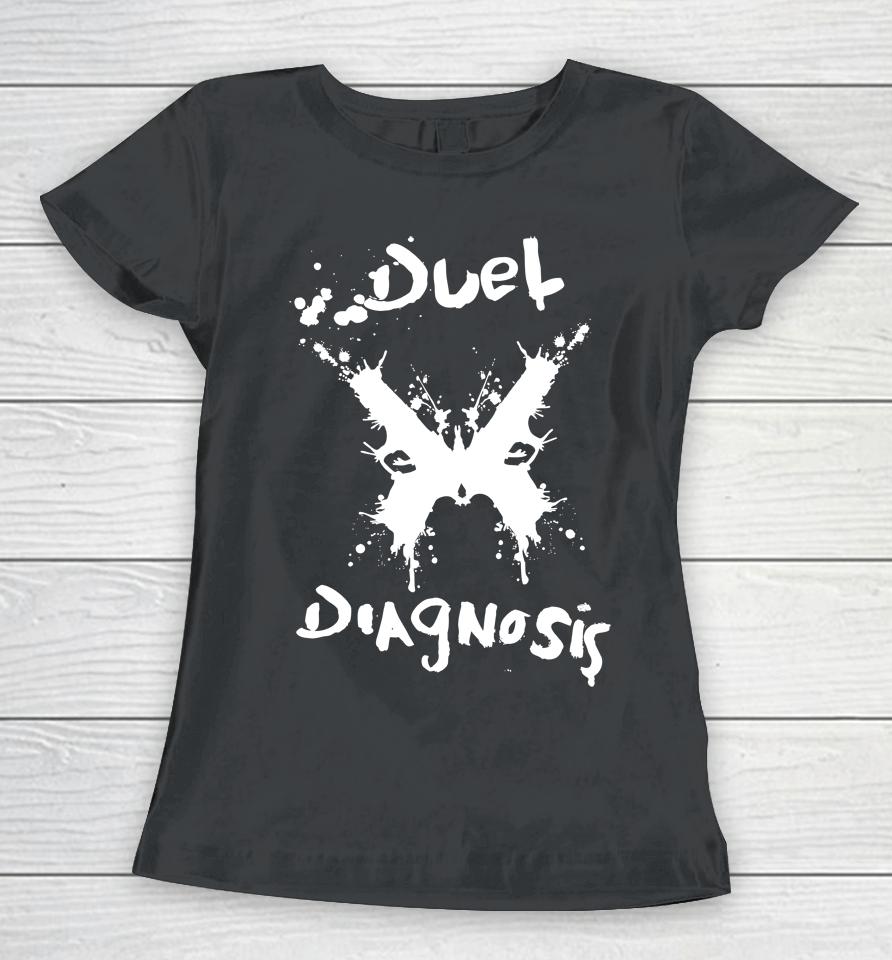 Jeremy Corbell Duel Diagnosis Emblem Women T-Shirt