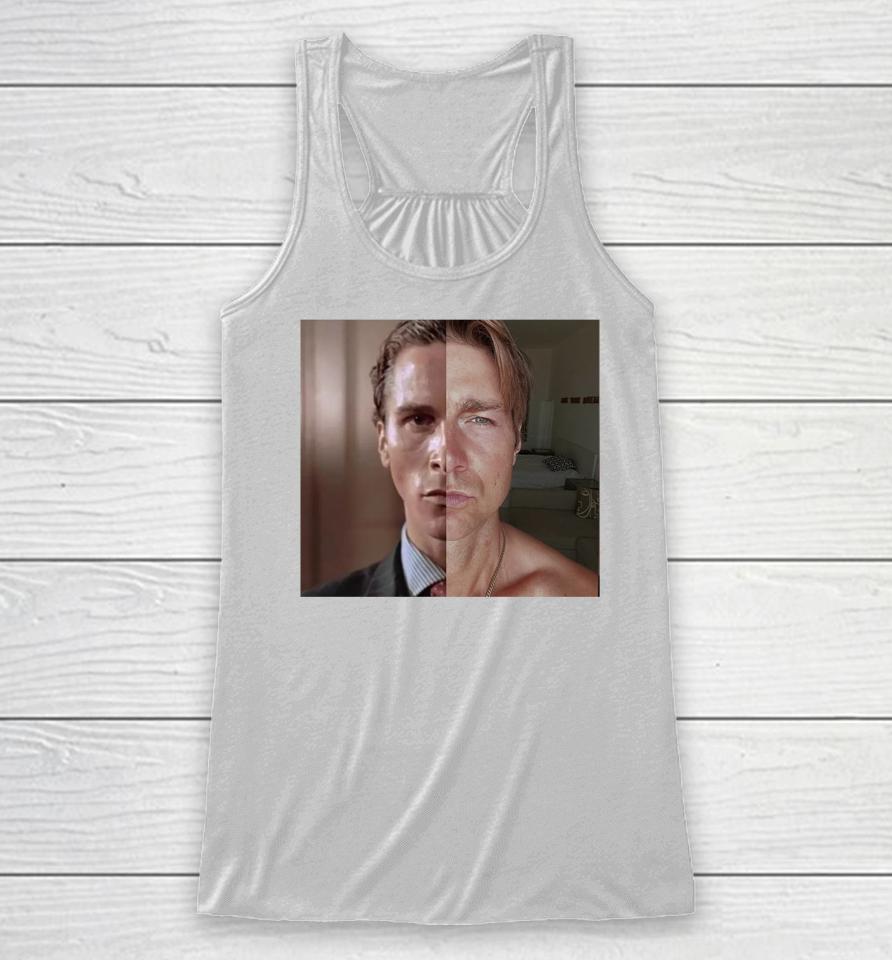 Jeremy Fragrance Compared With Young Christian Bale Racerback Tank