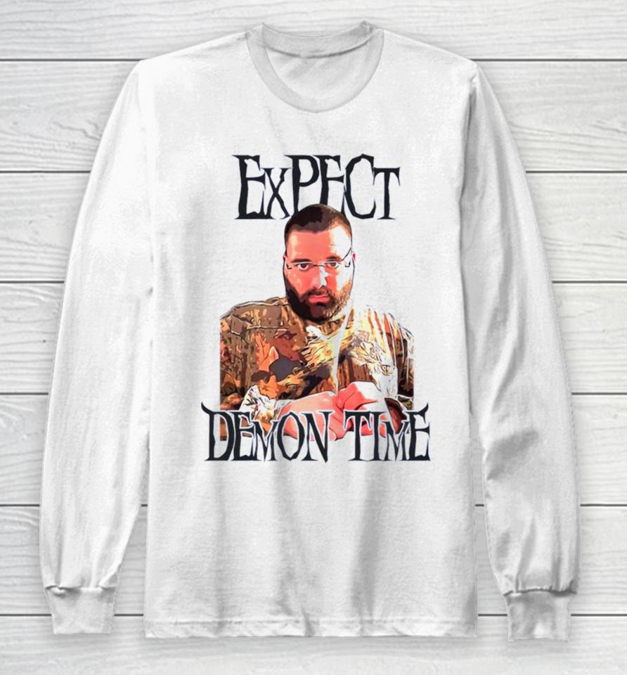 Jersey Jerry Expect Demon Time Long Sleeve T-Shirt
