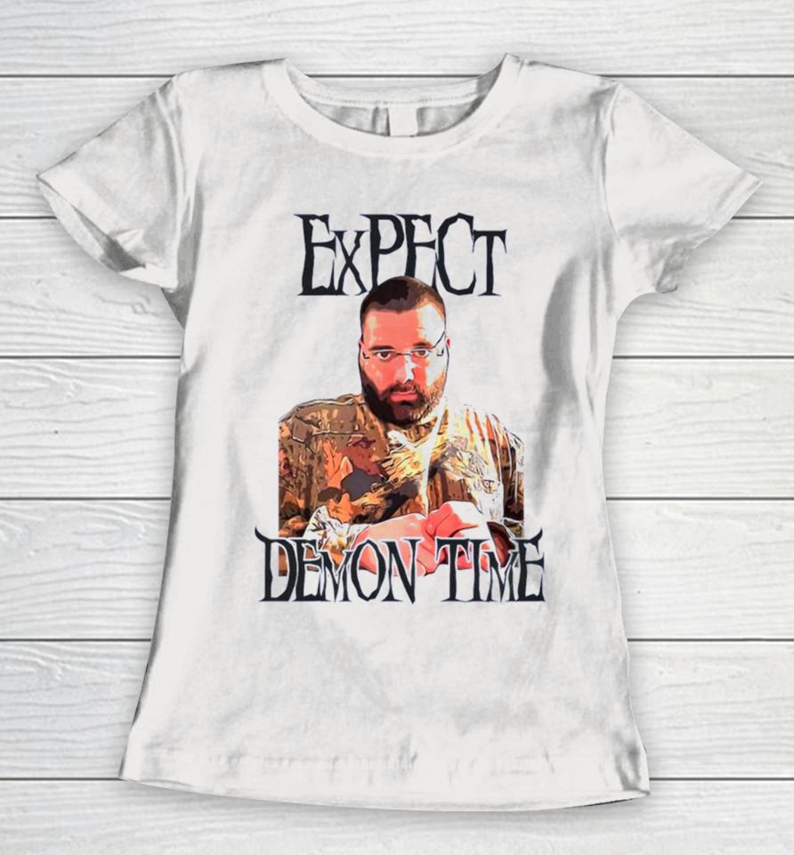 Jersey Jerry Expect Demon Time Women T-Shirt