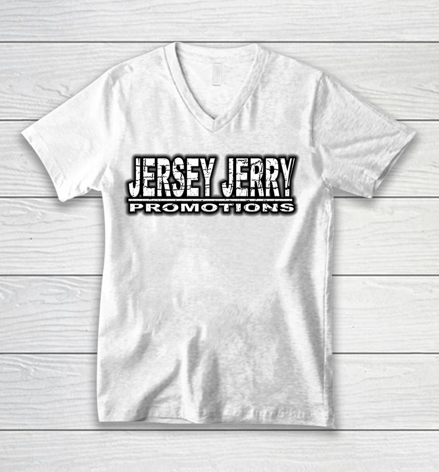 Jersey Jerry Promotions Unisex V-Neck T-Shirt