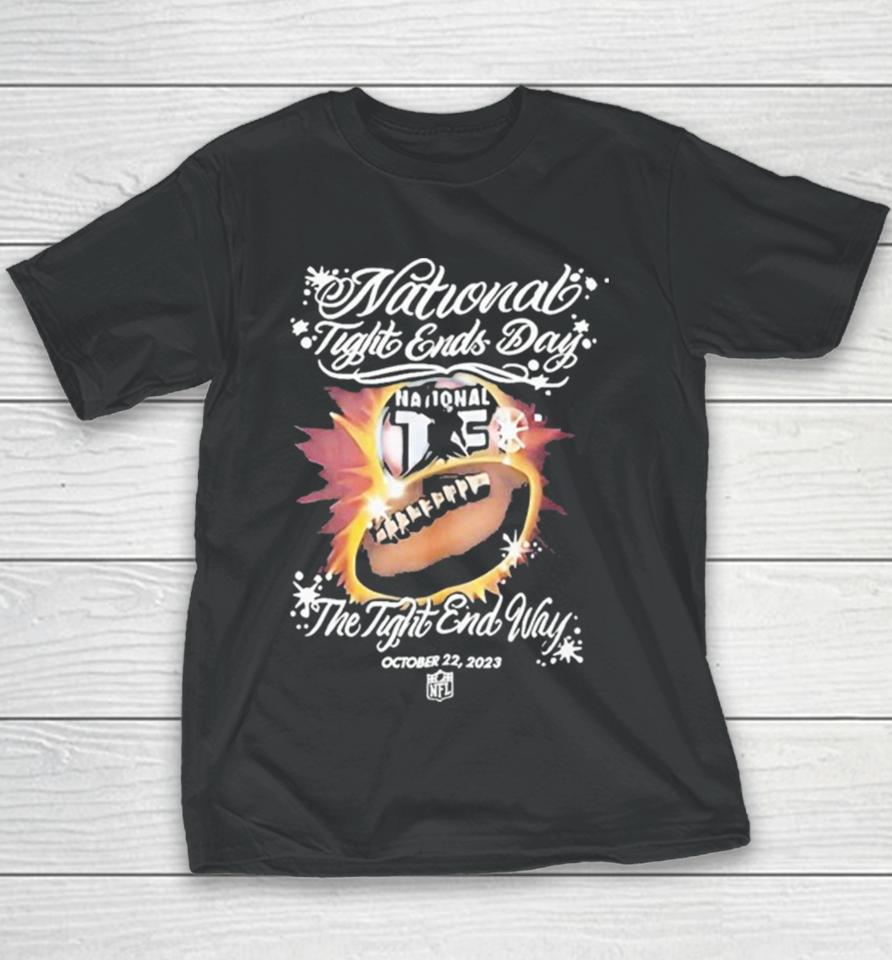 Jesper Horsted National Tight End Day The Tight End Way October 22 2023 Youth T-Shirt