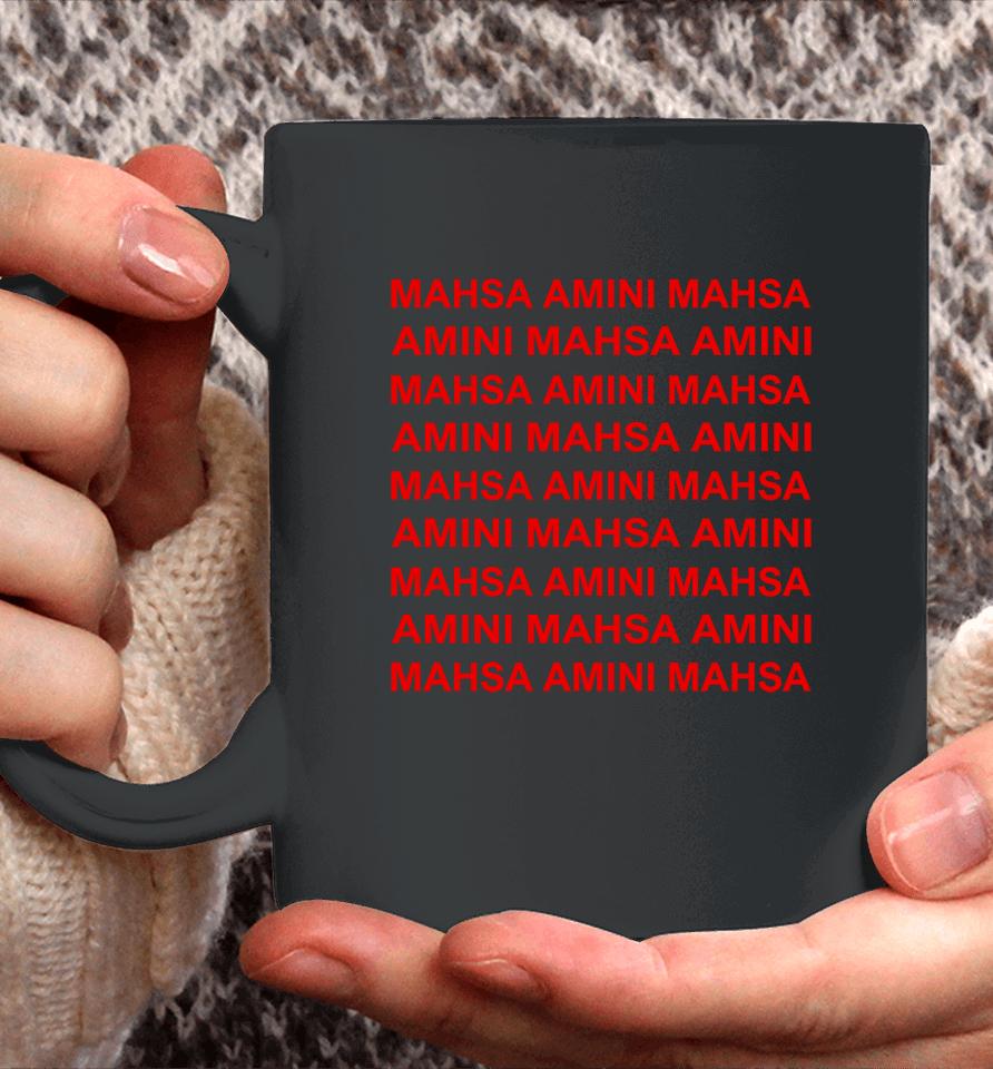 Jessica Chastain Mahsa Amini Coffee Mug