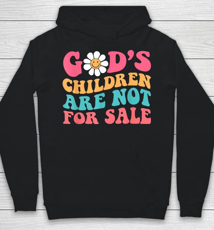Jesus Christ Gods Children Are Not For Sale Christian Faith Hoodie