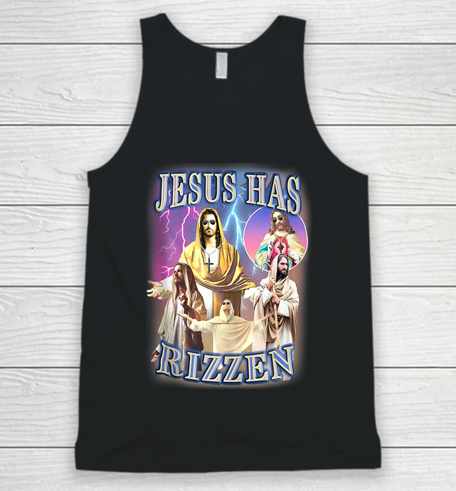 Jesus Has Rizzen Unisex Tank Top