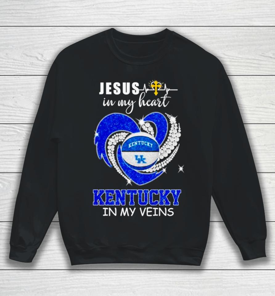 Jesus In My Heart Kentucky In My Veins 2024 Sweatshirt
