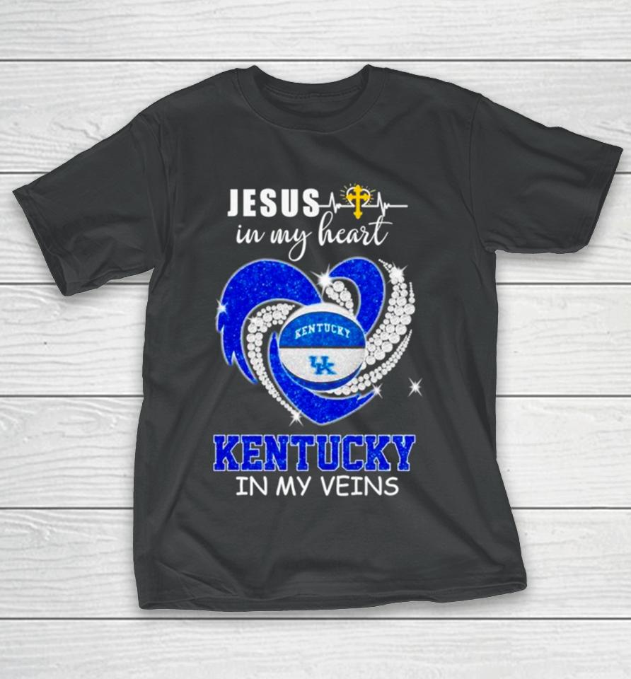 Jesus In My Heart Kentucky In My Veins 2024 T-Shirt