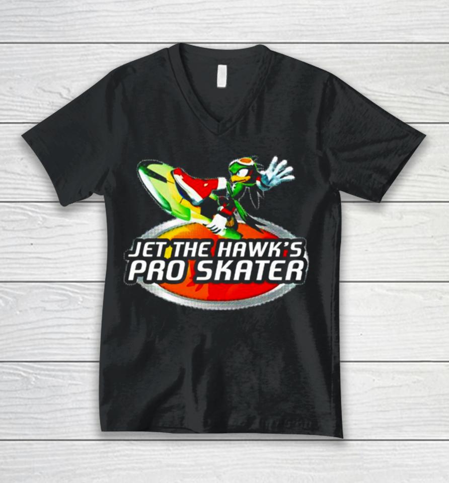 Jet The Hawk’s Pro Skater Unisex V-Neck T-Shirt