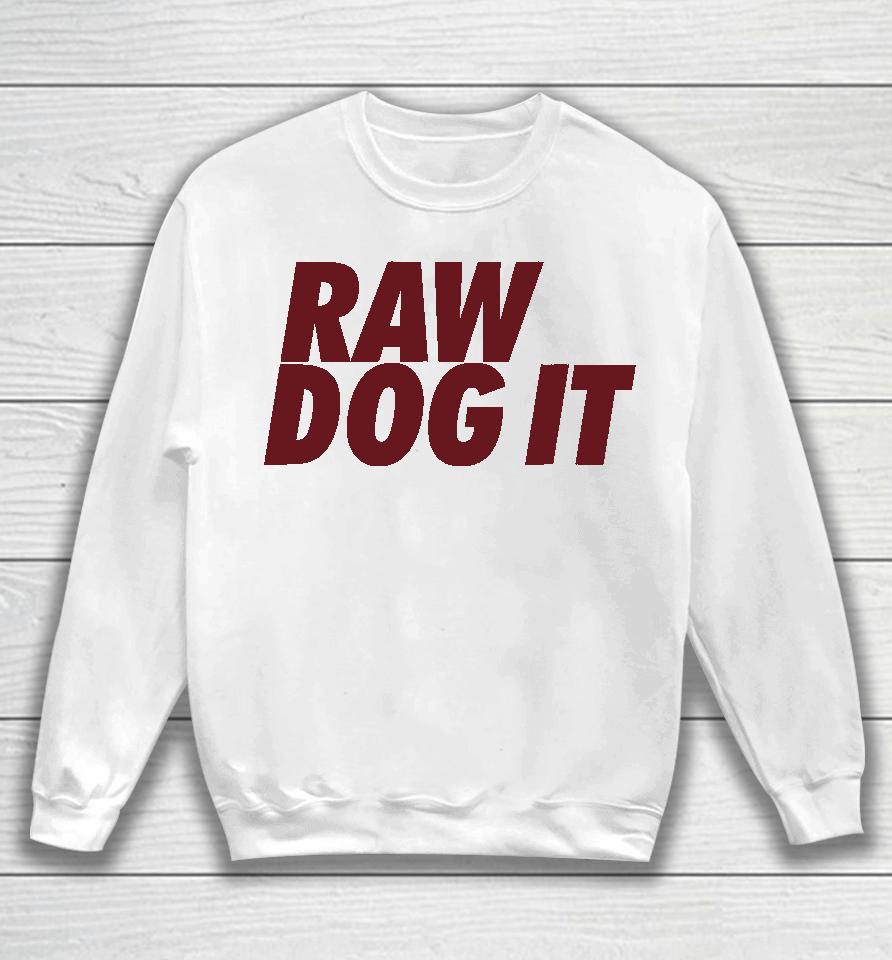 Jidion Merch Raw Dog It Grey Sweatshirt