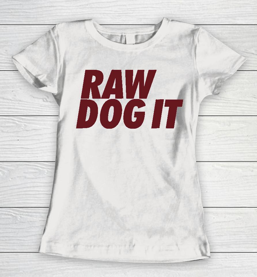 Jidion Merch Raw Dog It Grey Women T-Shirt