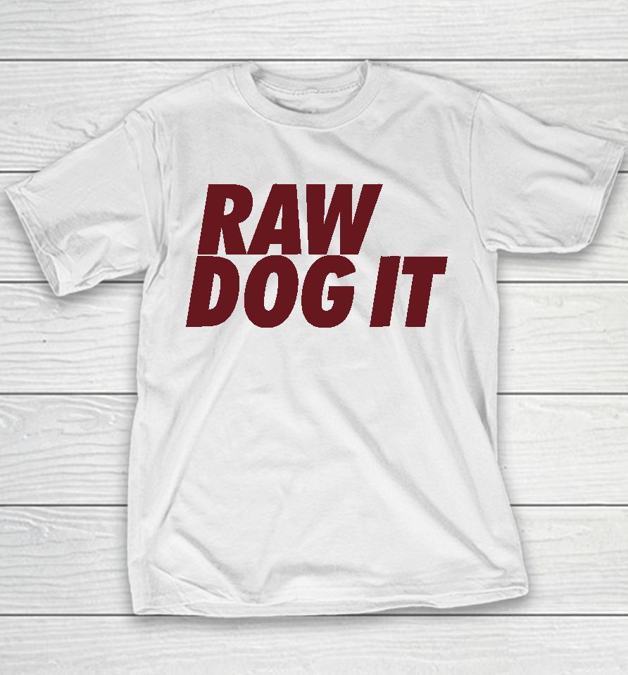 Jidion Merch Raw Dog It Grey Youth T-Shirt