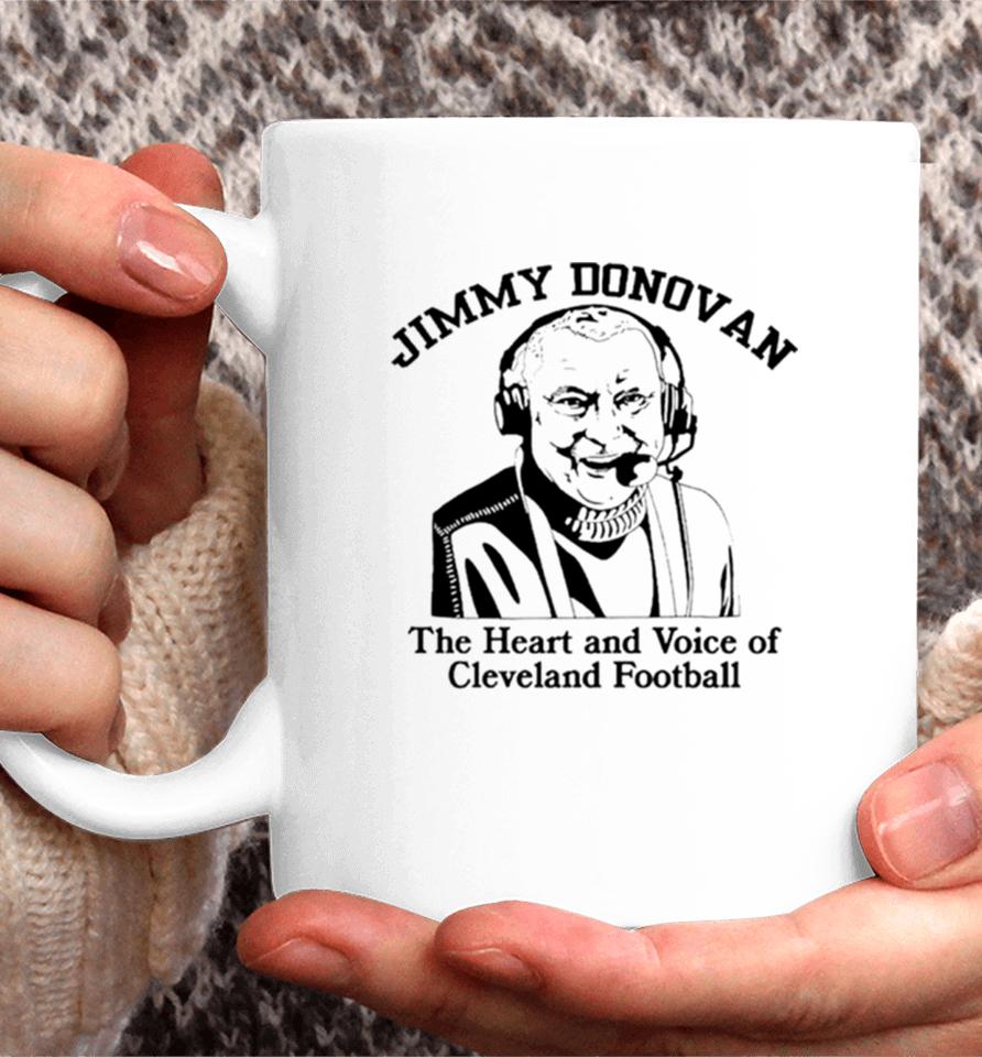 Jimmy Donovan The Heart And Voice Of Cleveland Football Coffee Mug