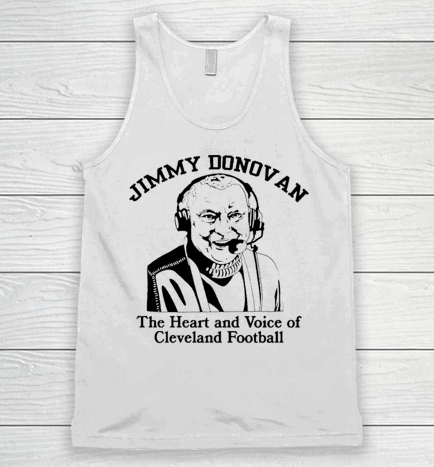 Jimmy Donovan The Heart And Voice Of Cleveland Football Unisex Tank Top