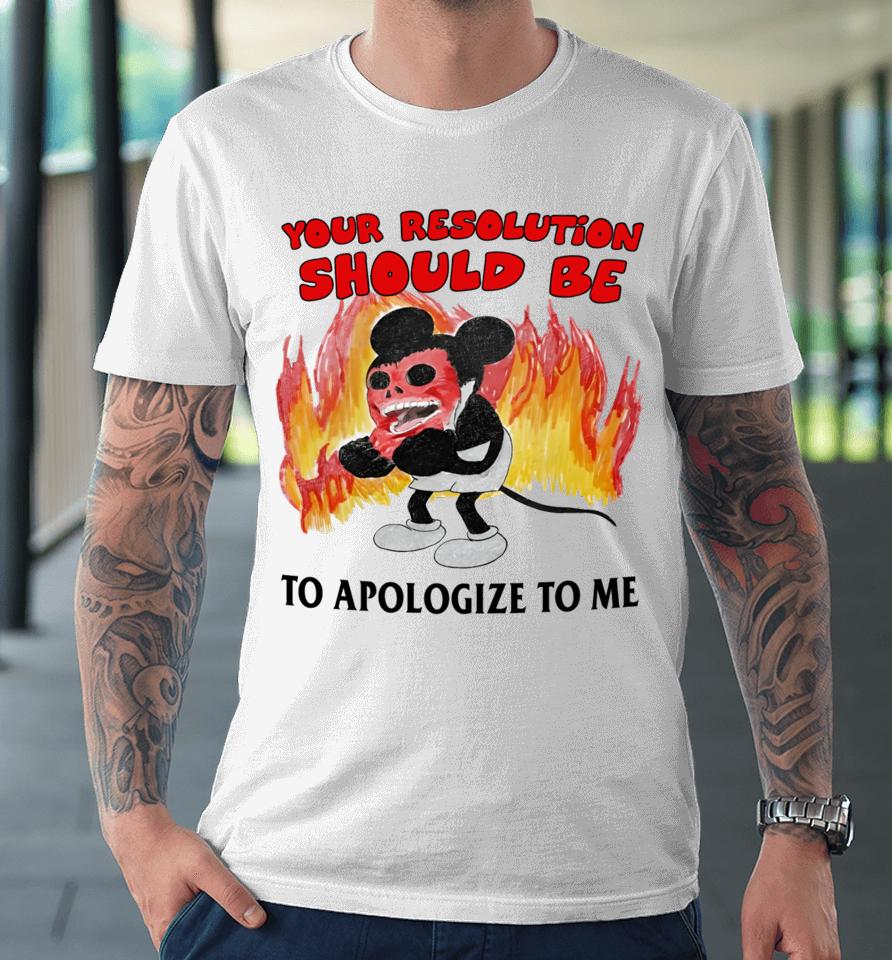 Jmcgg Your Solution Should Be To Apologize To Me Premium T-Shirt