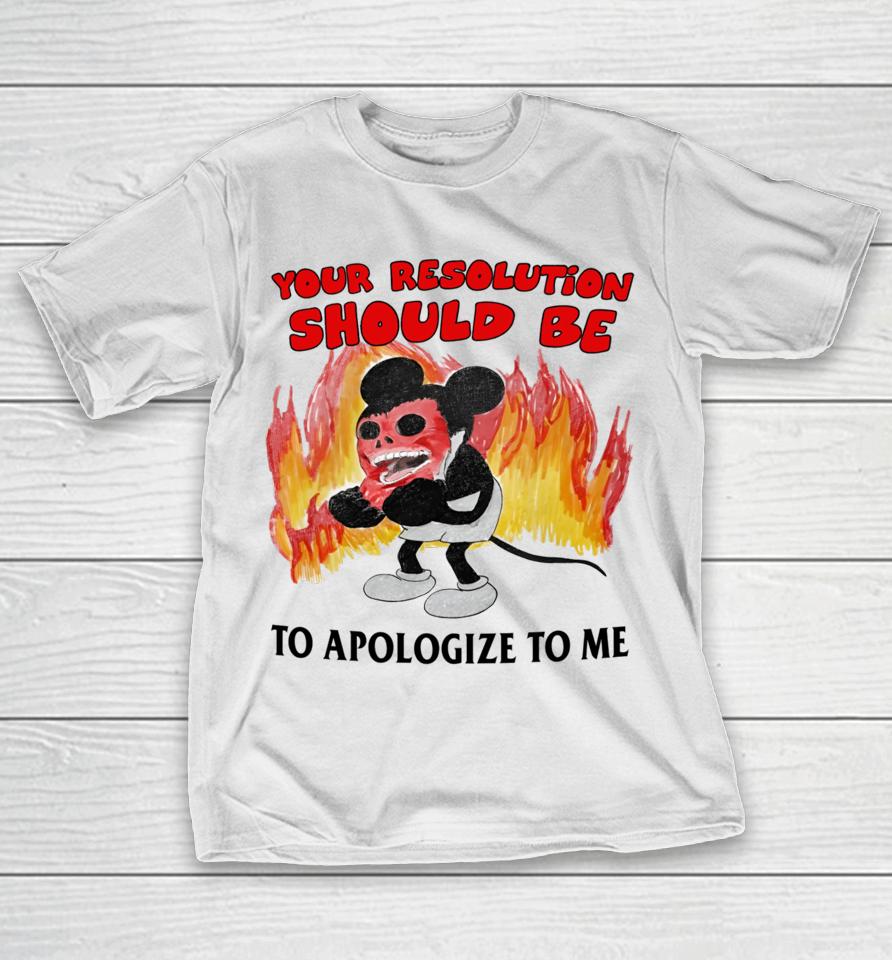 Jmcgg Your Solution Should Be To Apologize To Me T-Shirt