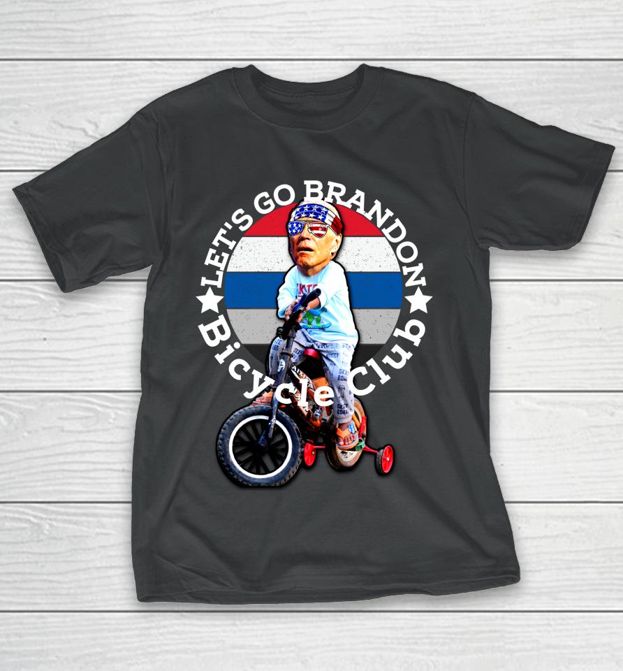 Joe Biden Bicycle Crash Bike Wreck I'm Good Ridin With Biden T-Shirt