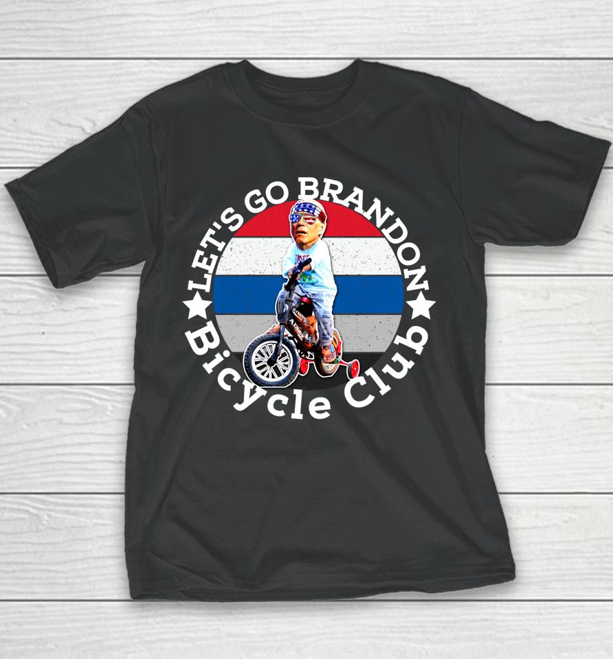 Joe Biden Bicycle Crash Bike Wreck I'm Good Ridin With Biden Youth T-Shirt