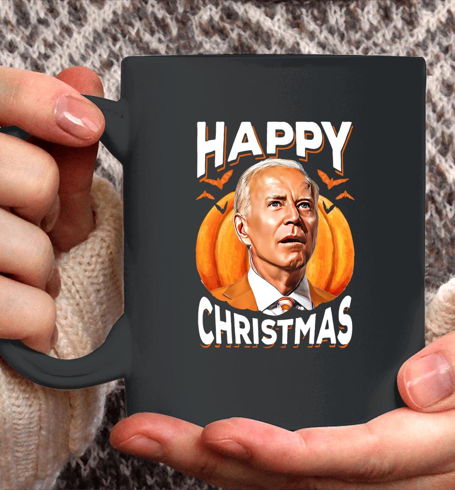 Joe Biden Confused Happy Christmas Funny Halloween Coffee Mug