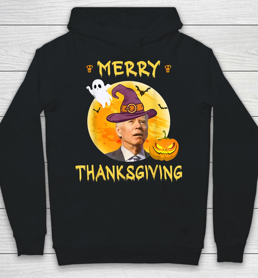 Joe Biden Confused Merry Thanksgiving For Halloween Hoodie