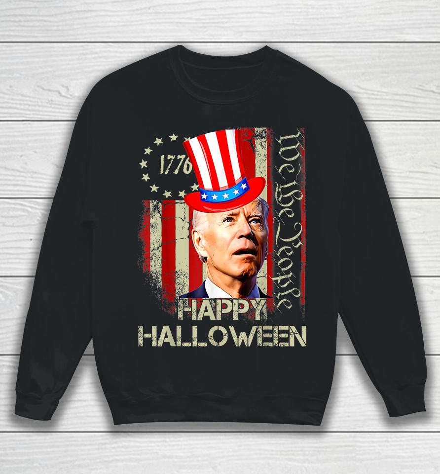 Joe Biden Confused Patriotic Merry Christmas For 4Th Of July Sweatshirt