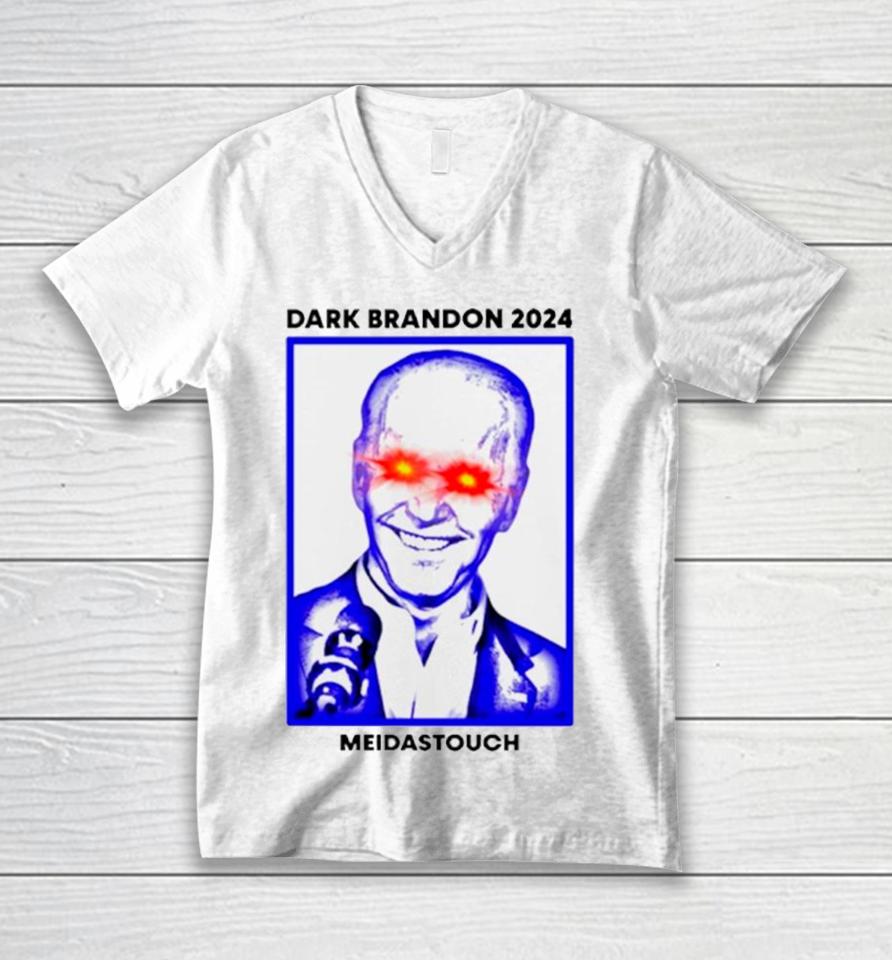 Joe Biden Dark Brandon 2024 Unisex V-Neck T-Shirt