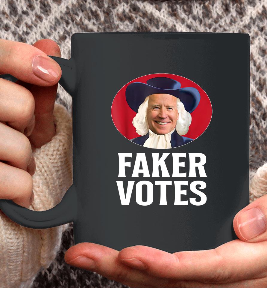 Joe Biden Faker Votes Coffee Mug