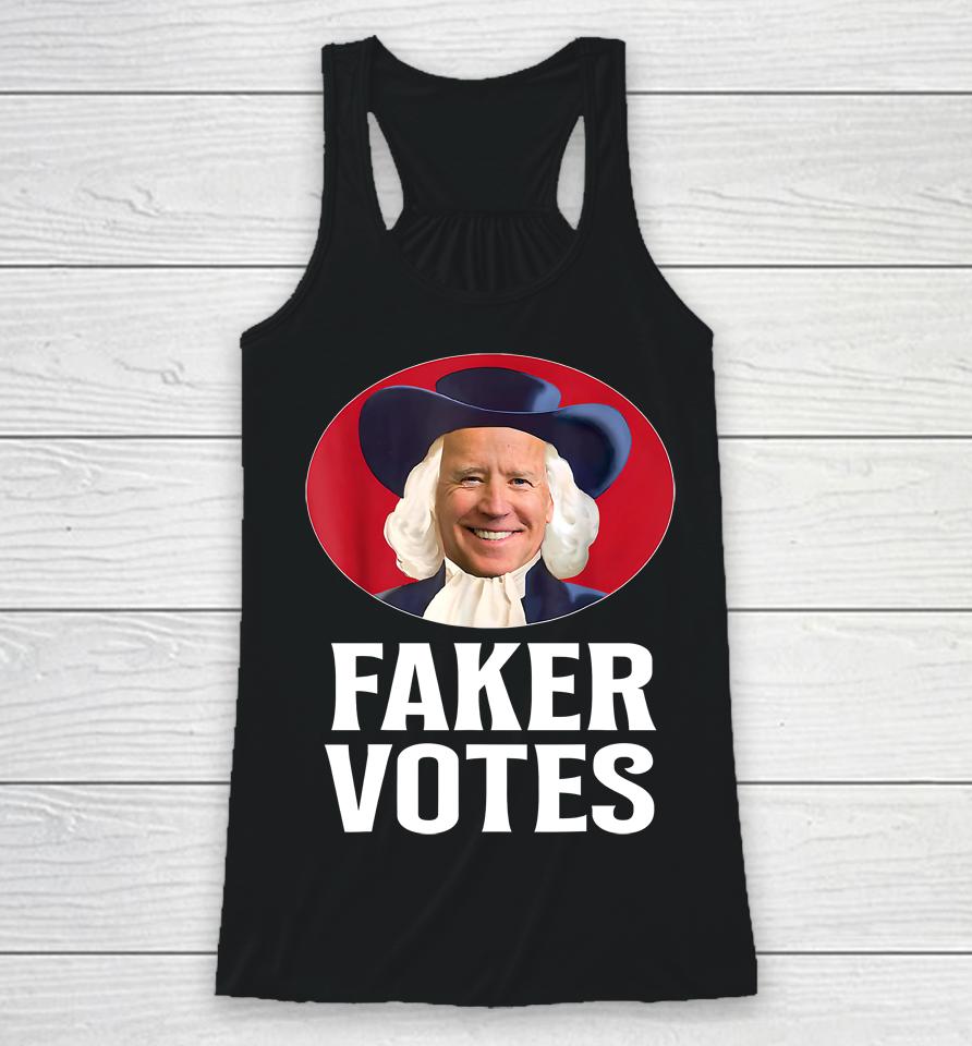 Joe Biden Faker Votes Racerback Tank