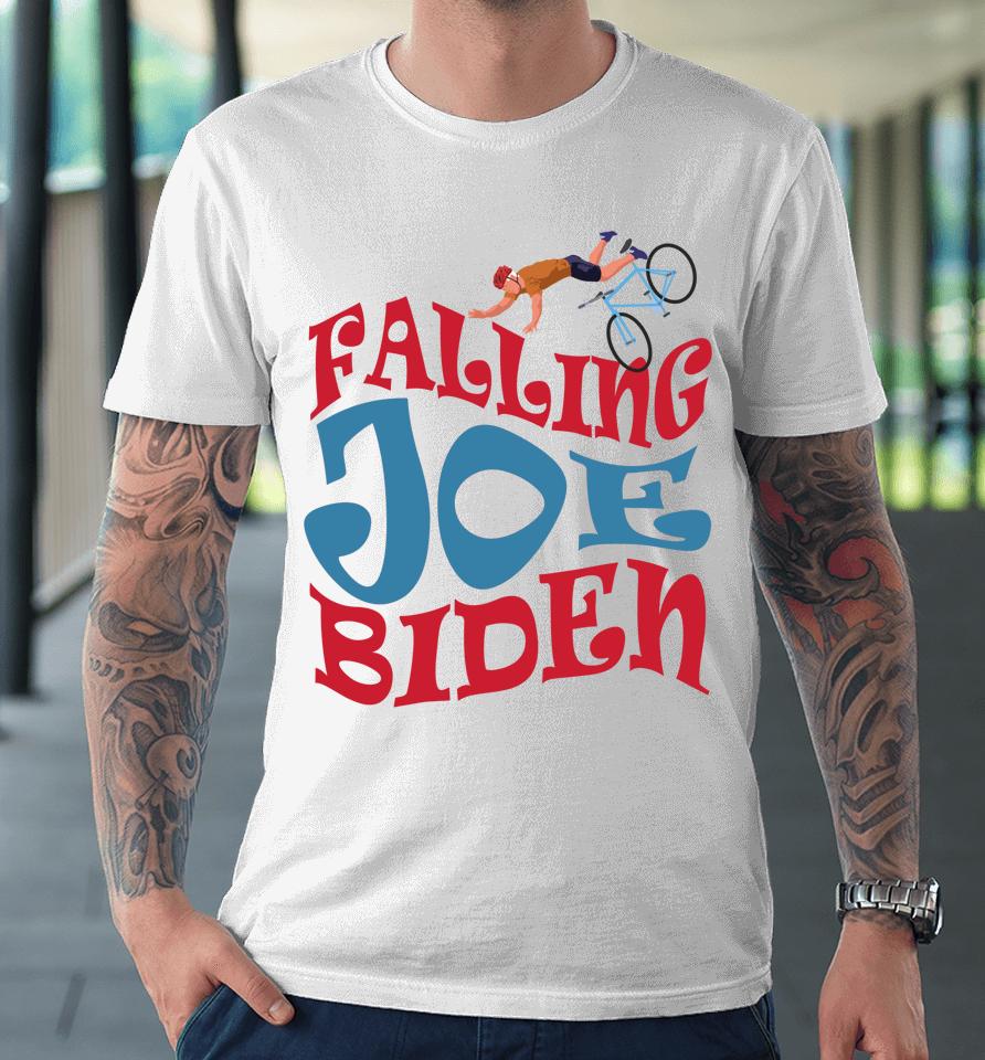 Joe Biden Falling Off Bike Premium T-Shirt