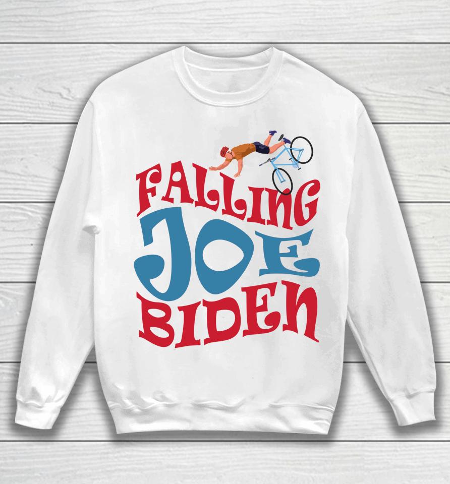 Joe Biden Falling Off Bike Sweatshirt