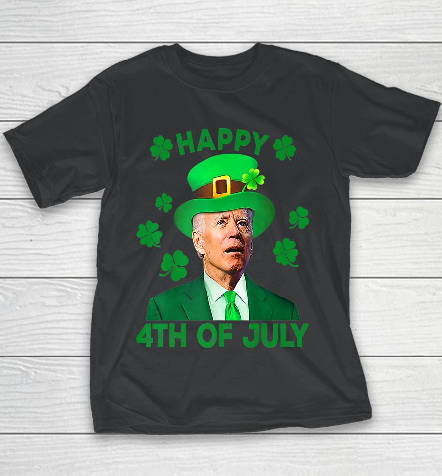 Joe Biden Happy 4Th Of July St Patrick's Day Youth T-Shirt