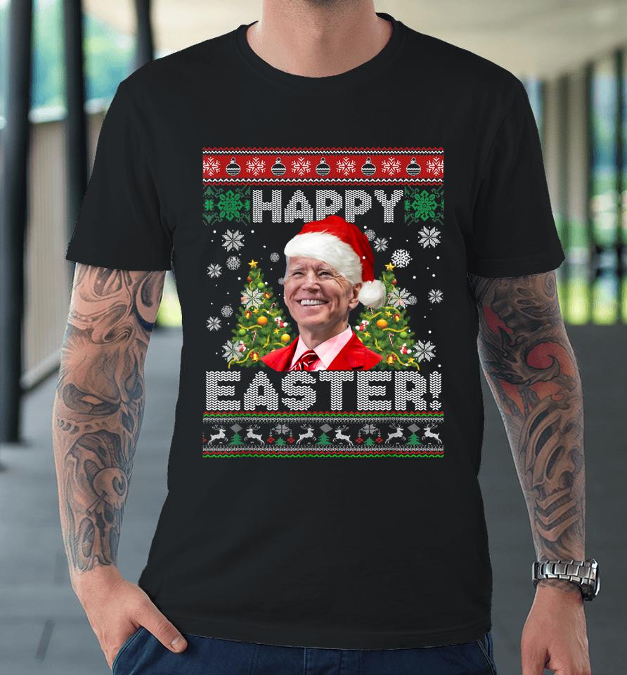 Joe Biden Happy Easter Christmas Premium T-Shirt