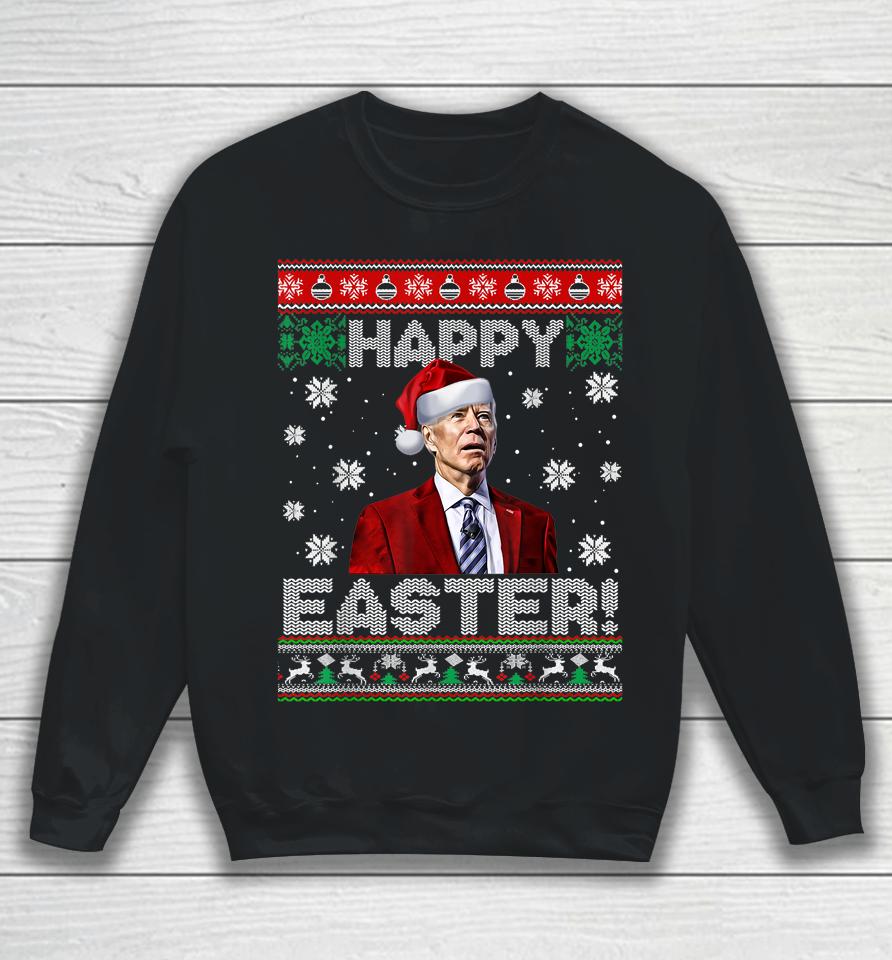 Joe Biden Happy Easter Ugly Christmas Sweatshirt
