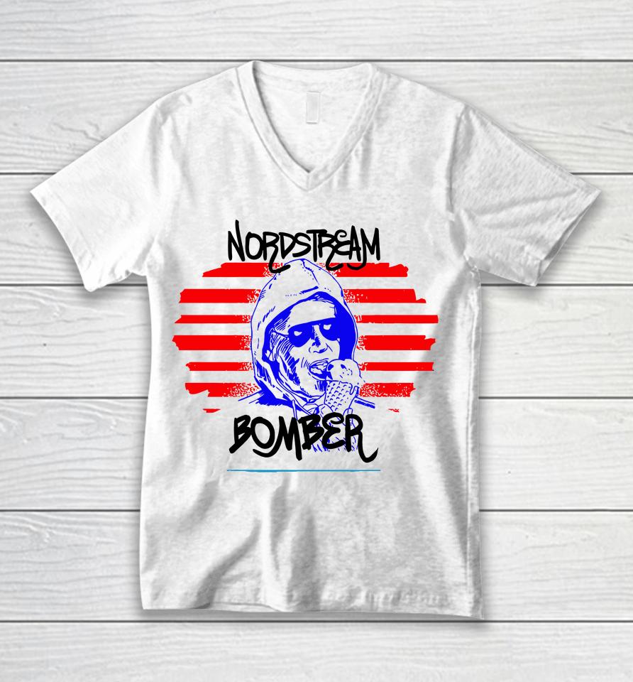 Joe Biden Nordstream Bomber Unisex V-Neck T-Shirt