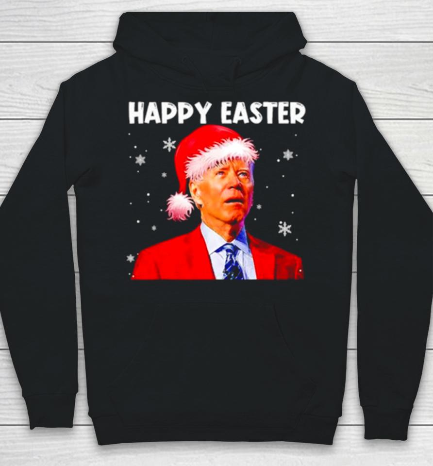 Joe Biden Santa Happy Easter Funny Christmas Hoodie