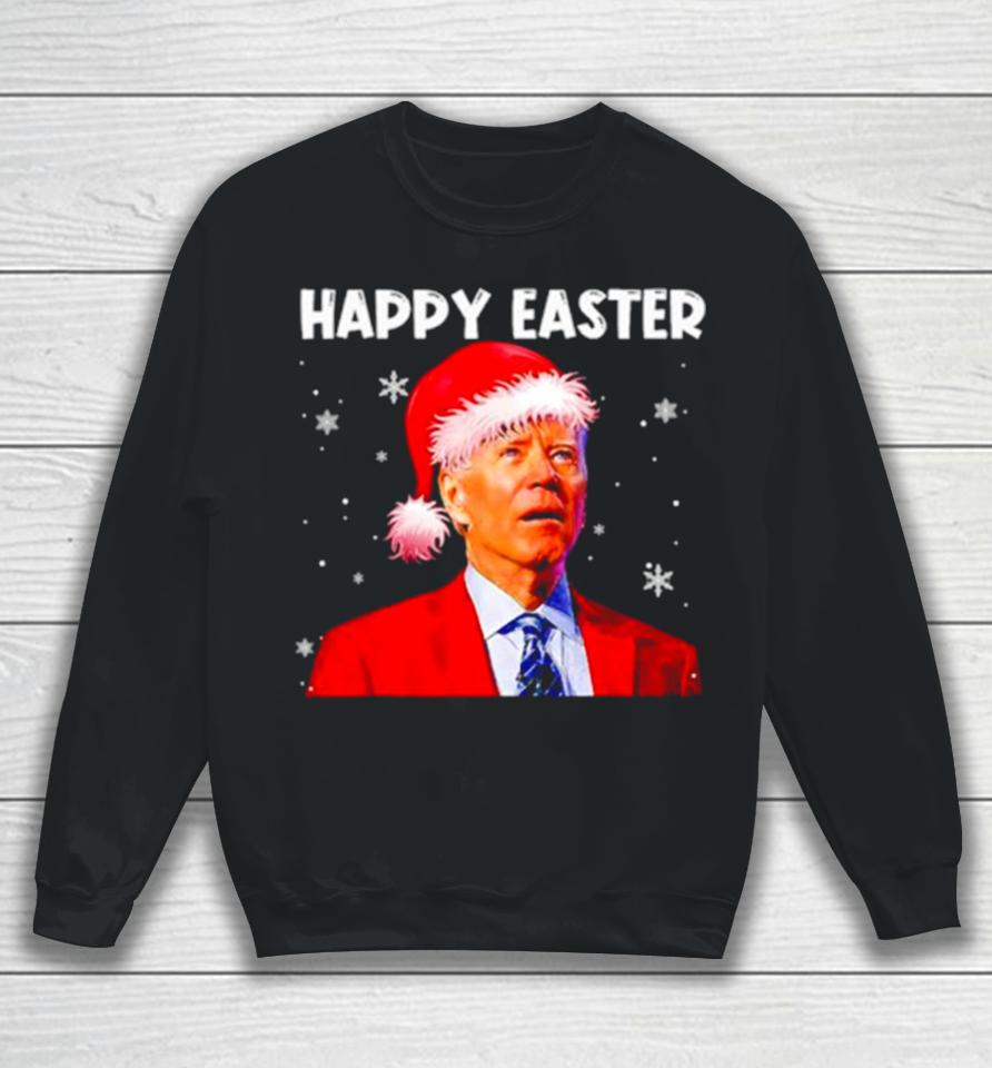 Joe Biden Santa Happy Easter Funny Christmas Sweatshirt
