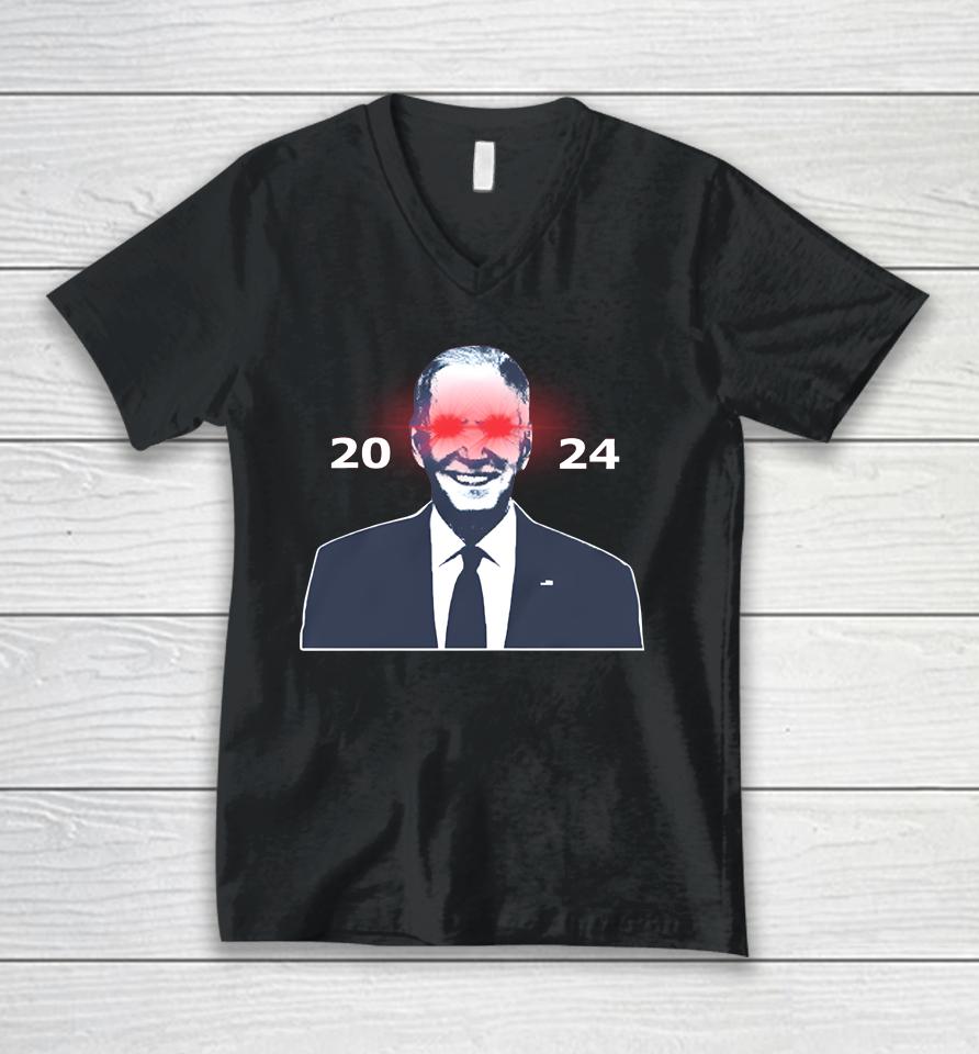 Joe Biden Store Dark 2024 Unisex V-Neck T-Shirt