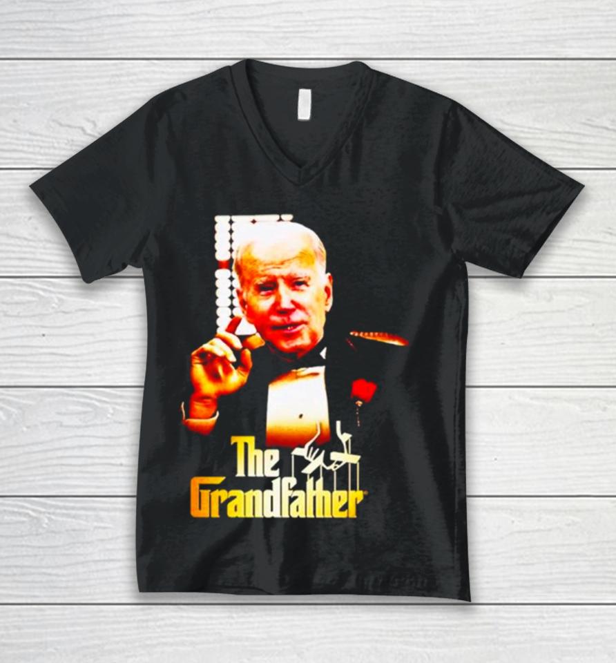 Joe Biden The Grandfather Unisex V-Neck T-Shirt